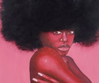 Stella Onyango, 20, My African Queen, acrylic