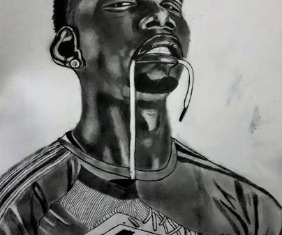 Joshua Mutua, 21, LA PIOCHE, pencil