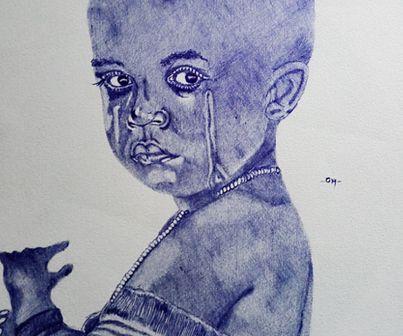 Rugwiza Olivier, 18, Cry Your Eyes Out, ballpoint