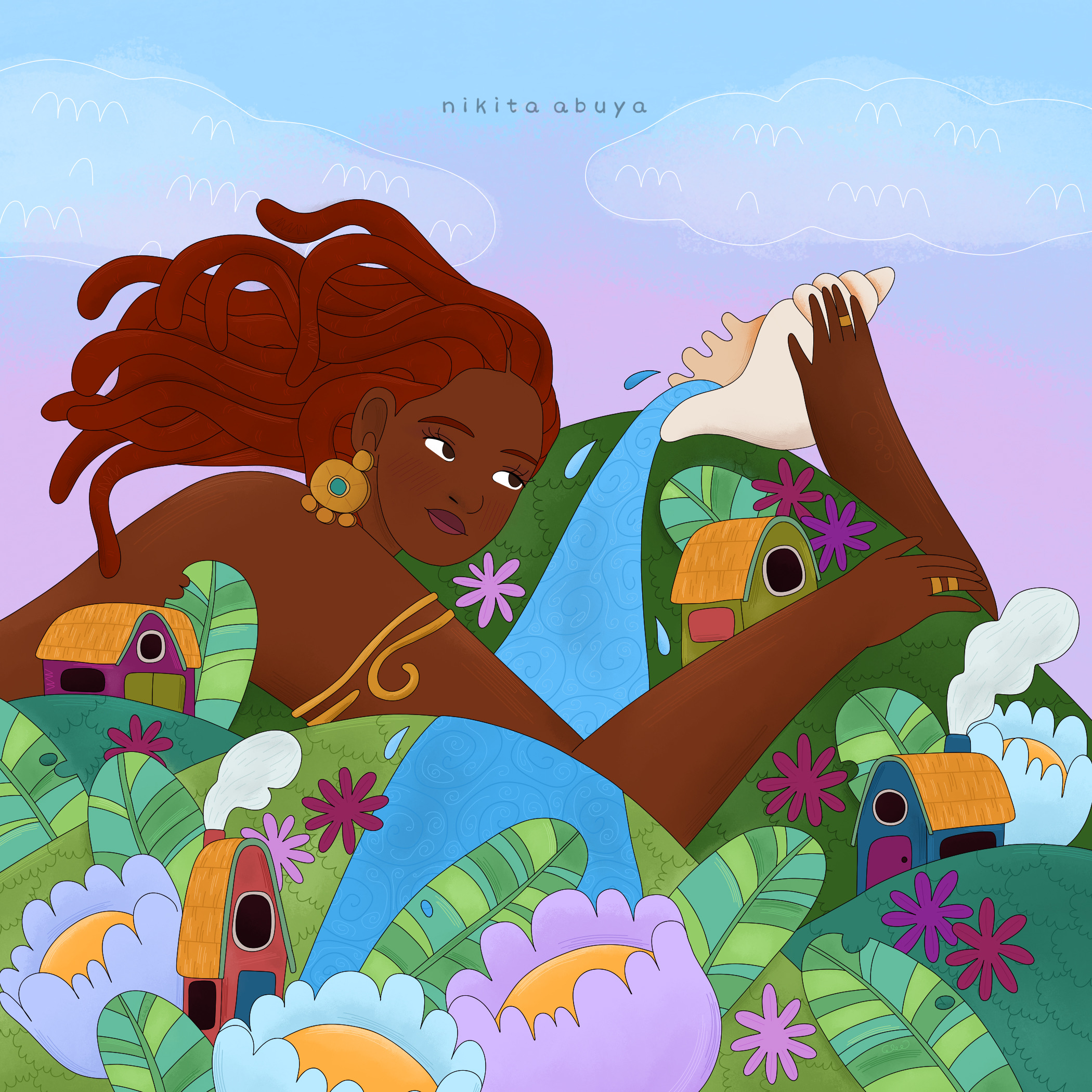 Nikita Abuya, 23, Kenyan mother nature, digital