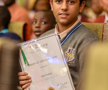 Commendation winner Hariz Kalyar, 13